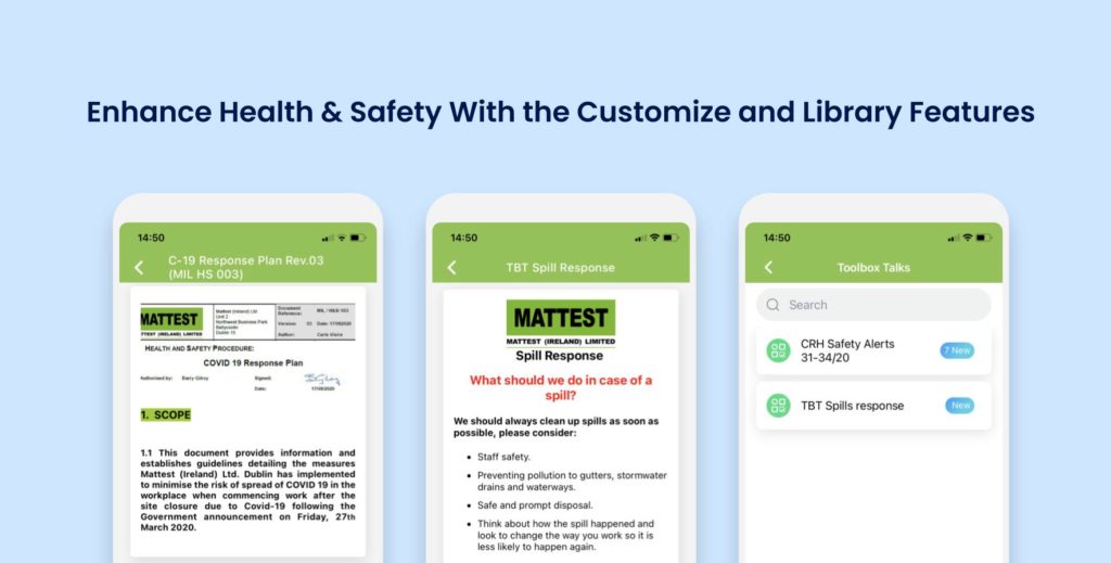 Enhance Health & Safety With the Customize and Library Features - MATTEST CASE STUDY